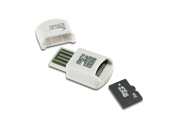MINI LECTEUR USB CARTE MICRO SD / M2 C909-WH