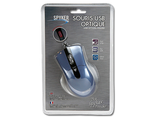 SOURIS OPTIQUE USB 2388-BL-SIL
